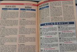 HÜRRİYET GAZETESİ-TELESKOP DERGİSİ-TELEVİZYON EKİ-8 NİSAN-14 NİSAN-1995-KANUNA KARŞI-PEMBE DİZİLER-YALAN RÜZGARI-MARİMAR-CESUR VE GÜZEL-AÇIKÖĞRETİM-SENSİZ YAŞAYAMAM-HÜLYA KOÇYİĞİT-CEMAL GENCER-SİNEMA-RAZİYE-KAMURAN USLUER-YASEMİN ÖYMEN-OĞUZ TUNÇ-TUZAK-FARUK PEKER-ÇİĞDEM İŞBİLİR-ŞAMPİYONLARIN AŞKI-SHİRLEY KNİGHT-TONY LO BİANCO-ÇILGINLAR EVİ-KİRSTİE ALLEY-ALİSON LA PLACA-SOL AYAĞIM-DANİEL DAY LEWİS-RAY MCANALLY-BRENDA FRİCKER-EMLAKÇI-AL PACİNO-JACK LEMMON-ED HARRİS-ALAN ARKİN-KEVİN SPACEYT