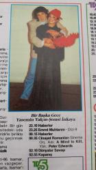 HÜRRİYET GAZETESİ-TELESKOP DERGİSİ-TELEVİZYON EKİ-25 NİSAN- 1 MAYIS-1992-KAPAK-FOTOĞRAF-RÖPORTAJ-TARIK TARCAN-YASEMİN KOŞAL-EUROVISION-ÇARKIFELEK-BİR BAŞKA GECE-YASEMİN YALÇIN-ŞEMSİ İNKAYA-CEVRİYEM-TÜRKAN ŞORAY-KADİR İNANIR-MEMDUH ÜN-ŞANS ÇEMBERİ