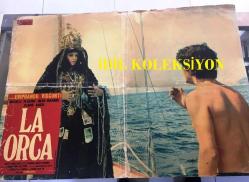 İhtirasın Bedeli, ORİJİNAL İTALYANCA SİNEMA, Film AFİŞİ, (La Orca) 1976, FİLM AFİŞİ / POSTERİ - BÜYÜK BOY - ORİJİNAL - 67 X 48 cm EBADINDA - Original Turkish Big Size Movie Poster - Eriprando Visconti,  Roberto Gandus, Lisa Morpurgo, Eriprando Visconti, Michele Placido, Rena Niehaus, Flavio Bucci, Bruno Corazzari, Adriano Amidei Migliano, Livia Cerini, Vittorio Mezzogiorno, Piero Palermini, Jacopo Tecchi