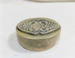 K199---OSMANLI SAVAT İŞÇİLİK ALPAGA ENFİYE KUTUSU