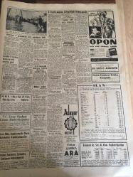 YENİ SABAH GAZETESİ  22 AĞUSTOS 1959 YIL :22 SAYI :7351--Erhard ,bugün  basın  toplantısı yapacak --150 Albaydan  yabancı dil bilen  32 kişi General oldu --6 Trafik kazası :13 kişi öldü , 54 kişi yaralandı --Tekin  Arıburnu  Moskova Büyük Elçisi Oluyor --Ruslar hudutta bir Türkü öldürdü --Kira Kanunu Üzerinde Çalışmalar  Devam Ediyor ---Şiddetli yağmurlar  Konya ve Burdur da  büyük hasar  yaptı --Sinema: İtalyan Sineması --Galatasaray ,K.Gümrük M.Paşa da oynuyor --Tek erkek  ,muhtelit  dömitinal  maçları  bugün oynanıyor --Garbis 'in  rakibi  geliyor --Kulüplerarası  Puanlı Atletizm  Şampiyonası  Bugün Başlıyor --Gümrüklerden çekilmeyen  mallara  ait  karar kaldırıldı --