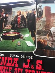 J. & S. çetesi - Uzak Batı'nın suç tarihi, ORİJİNAL İTALYANCA SİNEMA, Film AFİŞİ, (La banda J. & S. - Cronaca criminale del Far West) 1972, FİLM AFİŞİ / POSTERİ - BÜYÜK BOY - ORİJİNAL - 66 X 45 cm EBADINDA - Original Turkish Big Size Movie Poster - Sergio Corbucci, Sergio Corbucci, Sabatino Ciuffini, Mario Amendola, Tomas Milian, Susan George, Telly Savalas, Rosanna Yanni, Franco Giacobini, Eduardo Fajardo, Herbert Fux, Gene Collins, Werner Pochath