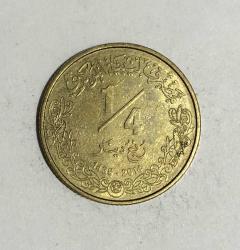 Libya 1/4 (Çeyrek) Dinar 2014