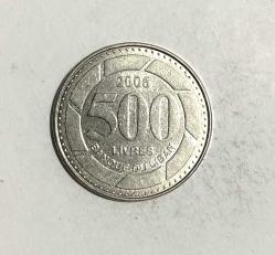 Lübnan 500 Livre 2006