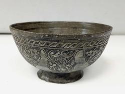 Eskilerden Kalem İşçilikli Osmanlı Kavaklıdere Bakır Kase