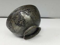 Eskilerden Kalem İşçilikli Osmanlı Kavaklıdere Bakır Kase