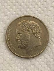 1986 Yunanistan 10 drahmi madeni para ÇT