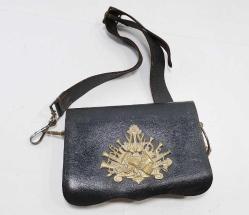 Antika - 1.Dünya Savaşı Dönemi Deri İngiliz topçu subay çantası - kitantik - kitaLog