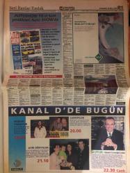 Hürriyet Gazetesi,28 Ekim 1998, , Türkiye, Red, Lyon, Ertugrul, Eren, Ceza, Hagi, Alper, Nez, Brezilya, Fransa, Beşiktaş, Emre, Fenerbahçe, Moldova, Fatih Terim, Trabzonspor, Galatasaray, Yerli üretim