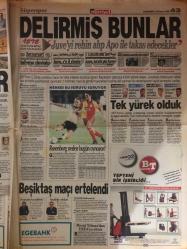 Hürriyet Gazetesi,25 Kasım 1998, Türkiye, , Yilmaz, Şili, İtalya, Eren, Lyon, Fabri, Tarkan, Almanya, Nez, Juventus, Galatasaray, Tepki, Rosenborg, Lens, Şampiyonlar Ligi, Arsenal, Benfica, Ajax, Beşiktaş, Ege, Mesut Yılmaz, Fenerbahçe, Trabzonspor, Tayfun, Esra, İsviçre, Liverpool, Fatih Terim, Brezilya, Hollanda, Yunanistan, Şenol Güneş, Ceza, Agu