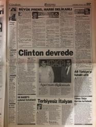 Hürriyet Gazetesi,25 Kasım 1998, Türkiye, , Yilmaz, Şili, İtalya, Eren, Lyon, Fabri, Tarkan, Almanya, Nez, Juventus, Galatasaray, Tepki, Rosenborg, Lens, Şampiyonlar Ligi, Arsenal, Benfica, Ajax, Beşiktaş, Ege, Mesut Yılmaz, Fenerbahçe, Trabzonspor, Tayfun, Esra, İsviçre, Liverpool, Fatih Terim, Brezilya, Hollanda, Yunanistan, Şenol Güneş, Ceza, Agu