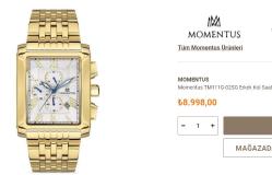 SAAT KOL SAATİ MOMENTUS UNİSEX KOL SAATİ.22 AYAR ALTIN KAPLAMA.POLİSAJA İHTİYACI VAR.ÇALIŞIYOR 175
