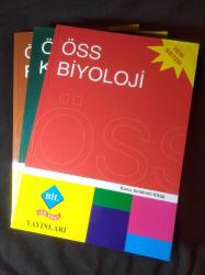 ÖSS (Yeni/Sıfır) FİZİK(Soru Bankası) ÖSS KİMYA(Konu Anlatımlı Soru Bankası) BİYOLOJİ(Konu Anlatımlı Soru Bankası) 3 CİLT TAKIM