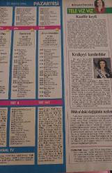 HÜRRİYET GAZETESİ-TELESKOP DERGİSİ-TELEVİZYON EK-25 MAYIS-31 MAYIS-1996-KAPAK-FOTOĞRAF-RÖPORTAJ-ŞEBNEM'LE YENİ BİR GÜN-HAFTANIN FİLMİ-ACI ÇİKOLATA-MAVİ AY-CYBİLL SHEPHERD-BRUCE OPPENHEİM-BRUCE WİLLS-YILMAZ ERDOĞAN-SEVİMLİ FAHİŞE-MİRA SORVİNO-NURİ ÇOLAKOĞLU-ŞEBNEM ARDA-USTURA KEMAL-HALDUN SEVEL-İLKNUR BOZKURT-CÜNEYT ARKIN-EROL TAŞ-NURSELİ İDİZ-BAŞAK BOZTEPE-YÖNETMEN-KUDRET SABANCI-BANU ARABOĞLU-NİLÜFER AÇIKALIN-NAŞİT ÖZCAN-RADYO D-NUMBER ONE FM-ANNA FALCHİ-MEL GİBSON-HEATHER LOCKLEAR-PORTRE-LORETTA YOUNG-PEMBE DİZİLER-VAHŞİ KALPLER-YALAN RÜZGARI-CESUR VE GÜZEL