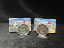 Türkiye Cumhuriyeti 2024 Kıbrıs Barış Harekatı'nın 50. Yılı Hatıra Madalyon Seti Çil Sertifikalı