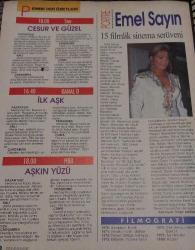 HÜRRİYET GAZETESİ-TELESKOP DERGİSİ-TELEVİZYON EKİ-7 HAZİRAN-13 HAZİRAN-1997-KAPAK-FOTOĞRAF-RÖPORTAJ-HANDE ATAİZİ-EMRAH-BEKİR ÇOŞKUN-BEYHAN GİRGİN-JULIETTE BINOCHE-FRANSIZLAR'IN KRALİÇESİ-HAFYANIN FİLMİ-KUSURSUZ DÜNYA-MÜŞFİK KENTER-MEHMET ASLANTUĞ-ARZUM ONAN-YENİ BİR YILDIZ-OSMAN YAĞMURDERELİ-EMİNE ÜN-İBRAHİM ERKAL-NURHAYAT KAVRAK-KADİRÇÖPDEMİR-PERVİN YAPAR-ORİANNE CEVEY-PHİL COLLİNS-PAPARAZZİLER-CİNDY CRAWFORD-TERİ HATCHER-BROOKE SHİELDS-KATE WİNSLET-SHARON STONE-BJORN BORG-ROBİN BORG-ARZU YANARDAĞ-PORTRE-EMEL SAYIN-FERZAN ÖZPETEK-HAMAM-CANNES FİLM FESTİVALİ