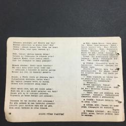 6 OCAK 1960 -TAKVİM YAPRAĞI-DOĞUM GÜNÜ HEDİYESİ-AJANS TÜRK-ŞİİRLİ VE SAATLİ TAKVİMİ,ÖMER HAYYAM,FAL,FIJKRA,3.SELİMİN TAHTA ÇIKIŞI 1758,GÜZEL SÖZ,YEMEK LİSTESİ