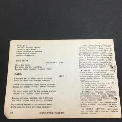 27 OCAK 1960 -TAKVİM YAPRAĞI-DOĞUM GÜNÜ HEDİYESİ-AJANS TÜRK-ŞİİRLİ VE SAATLİ TAKVİMİ,ORHAN VELİ KANIK,ERCÜMENT UÇARI,NEF -İ,FAL,FIKRA,OSMANLI DEVLETİNİN KURULUŞU,1300,NEFİNİN İDAMI,1635,HATAY ANTLAŞMASININ MİLLETLER CEMİYETİNDE KABULÜ,1937,GÜZEL SÖZ,YEMEK LİSTESİ