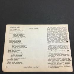 2 ŞUBAT 1960 -TAKVİM YAPRAĞI-DOĞUM GÜNÜ HEDİYESİ-AJANS TÜRK-ŞİİRLİ VE SAATLİ TAKVİMİ,EMİNE IŞINSU ZORLUTUNA,GÜLER ÖZSARI,FAL,FIKRA,BAYRAM PAŞA NIN SADRAZAM OLMASI,1637,BURSADA MERİNOS BABRİKASININ AÇILMASI,1938,GÜZEL SÖZ,YEMEK LİSTESİ,
