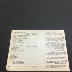 7 ŞUBAT 1960 -TAKVİM YAPRAĞI-DOĞUM GÜNÜ HEDİYESİ-AJANS TÜRK-ŞİİRLİ VE SAATLİ TAKVİMİ,FAİK ALİ OZANSOY,ÖZDEMİR ASAF,CHARLES DİCKENS,NECDET EVLİYAGİL,FAL,FIKRA,CHARLES DİCKENSİN DOĞUMU 1812,GÜZEL SÖZ,YEMEK LİSTESİ