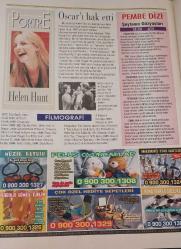 HÜRRİYET GAZETESİ-TELESKOP DERGİSİ-TELEVİZYON EKİ-11 NİSAN-17 NİSAN-1998-KAPAK-FOTOĞRAF-RÖPORTAJ-GÖZDE TAN-KRALİÇE-BEKİR ÇOŞKUN-SİLİKON-ESEN ÜNÜR-REHA ERUS-OPERA-BİRGÜL KÖSEOĞLU-HANDE ATAİZİ-HAYALET-RUHSAR-CEM DAVRAN-GÜLEN-İBRAHİM TATLISES-ALMAN TV-ERHAN YAZICIOĞLU-ZEYNEP TOKUŞ-VESAİRE-CENGİZ İMREN-HÜLYA AVŞAR-KOKPİT-UĞUR CEBECİ-BROOKE SHİELD-ÇILGIN SUSAN-MAVİ GÖL-DJ ROMİNA-BANU SAĞNAK-DİDEM TASLAN-SEVİLAY ÖZTRÜK-ÇAĞLA ŞİKEL-İPEK GÜMÜŞOĞLU-HİLAL ASLANGİRAY-ASLIHAN KORUYAN-CEYDA DÜVENCİ-SİNEM GÜVEN-PINAR ALTUĞ-MAHMUT HEKİMOĞLU-CEM KURDOĞLUPORTRE-HELEN HUNT-OSAR