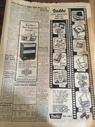 YENİ SABAH GAZETESİ 22 ARALIK 1958 YIL :21 SAYI :7113-Vakko-Arçelik-İhsan Hulusi çizimi Milli Piyango reklamı-Abbase-Hasbi Tembeler-Mayk Hammer--İnönü Eskişehir de İktidarı  Tenkit Etti ----EOKA Tekrar faaliyete  başladı --Keşif  sis dün  deniz  ve  hava  seferlerini  aksattı --Gnl .De Gaulle  Fransa  Reisi cumhuru  seçildi ---CHP İstanbul da bir  günde 9 Ocak  açtı --Hava gazı  ve  elektriğe  zam  teklif edildi ---Kontrolsüzlükten  halk  ucuz meyve  yiyemiyor --Rusya Atom Bombası İmalatını  Durduruyor --İnönü Eskişehir de  İktidarı  Tenkid Etti --Galatasaray ,İ.Spor dan  rövanşını  aldı :2-1---Fenerbahçe  ,Vefa 'yı  dün  rahat  yendi :3-1---Sarıyer :1 Taksim :1--