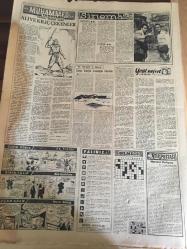 YENİ SABAH GAZETESİ 20 ARALIK 1958 YIL :21 SAYI :7111---Amerika 4 tonluk bir suni  peyk  attı ---Amerika Türkiye ye  850 milyon  tl hibe ediyor --Kıbrıs da  Rumlar dün  iki Türk 'ü  yaraladılar --Meclis de üç sözlü soruya cevap verildi --Benzincinin  katili henüz bulunamadı --Vilayet Meclisinde  Dünkü  Lodos  Fırtınası  ---Yılbaşı  gecesi  yemek  fiyatı  40 liradan  fazla olmayacak --Mareşal Bulganın suçlu olduğu  itiraf ediyor --Kredinin  temini  tensikatı durduracağı  yerde arttırdı --Kalifiye  tersane  işçileri Denizcilik Bankasını Terk Ediyor ---Çaydamar  Kömür  Ocağındaki  Yangın --Mikoyan 'ın  Amerika 'yı  ziyareti ümit verici --Sinema :Kumpanya ,Çayhane ----N.Sel  Prensiplerimden  Fedakarlık Etmem diyor --Lig  heyecanı  tekrar başladı --S.Giz  ,Reislikten  feragat  ediyor ----Beşiktaş dördüncü  olursa  ,futbolculara 1800 er  lira verecek--