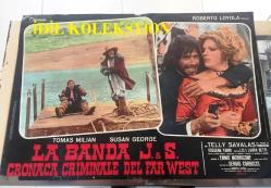 J. & S. çetesi - Uzak Batı'nın suç tarihi, ORİJİNAL İTALYANCA SİNEMA, Film AFİŞİ, (La banda J. & S. - Cronaca criminale del Far West) 1972, FİLM AFİŞİ / POSTERİ - BÜYÜK BOY - ORİJİNAL - 66 X 45 cm EBADINDA - Original Turkish Big Size Movie Poster - Sergio Corbucci, Sergio Corbucci, Sabatino Ciuffini, Mario Amendola, Tomas Milian, Susan George, Telly Savalas, Rosanna Yanni, Franco Giacobini, Eduardo Fajardo, Herbert Fux, Gene Collins, Werner Pochath