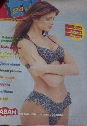 SABAH GAZETESİ-TV 24 SAAT-DERGİ-EK-28 EKİM-3 KASIM-1995-KAPAK-FOTOĞRAF-RÖPORTAJ-OYUN-EĞLENCE-ASTROLOJİ-HAFTANIN FİLMLERİ-ZAPPİNG-NOSTALJİ-GÜZELLİK YARIŞMALARI-ŞEBNEM SUNAR-GELİNLİK-BİLGE EGEMEN-EBRU KESER-FEZA RAMAZANOĞLU-PARKAN ÖZTURAN-TRT FM-TINA TURNER-SHAGGY-BOOMBASTIC-ERCÜMENT VURAL-AYLİN-ROBBİE WİLLİAMS-MUHTEŞEM BİR FİLM-KEVİN BACON-GÜLGÜN FEYMAN
