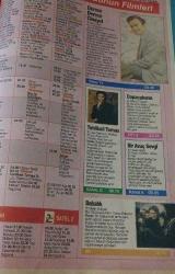 SABAH GAZETESİ-TV 24 SAAT-DERGİ-EK-28 EKİM-3 KASIM-1995-KAPAK-FOTOĞRAF-RÖPORTAJ-OYUN-EĞLENCE-ASTROLOJİ-HAFTANIN FİLMLERİ-ZAPPİNG-NOSTALJİ-GÜZELLİK YARIŞMALARI-ŞEBNEM SUNAR-GELİNLİK-BİLGE EGEMEN-EBRU KESER-FEZA RAMAZANOĞLU-PARKAN ÖZTURAN-TRT FM-TINA TURNER-SHAGGY-BOOMBASTIC-ERCÜMENT VURAL-AYLİN-ROBBİE WİLLİAMS-MUHTEŞEM BİR FİLM-KEVİN BACON-GÜLGÜN FEYMAN