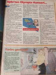 SABAH GAZETESİ-TV 24 SAAT-DERGİ-EK-18 MAYIS-24 MAYIS-KAPAK-FOTOĞRAF-RÖPORTAJ-OYUN-EĞLENCE-ASTROLOJİ-HAFTANIN FİLMLERİ-ZAPPİNG-NOSTALJİ-MUTLU GÜNLER-PEKCAN KOŞAR-GÖKSEL KORTAY-SİNAN BENGİER-AJDA PEKKAN-OLYMPIA KONSER-SOPHİE MARCEAU-SİBEL TÜZÜN-ATEŞBÖCEĞİ ERCAN-SAYNUR TEZER-GAMZE EVREN-KADİR İNANIR-ÖLDÜRME ZEVKİ-ANTONİO BANDERAS-SAVAŞ AY-A TAKIMI-ŞÜKRAN AY-NECLA EROL-MİNE ERKAN-EROL EVGİN-ŞENAY ŞENOLCANSEL ÖZGEZGİN-KORCAN KARAR-NEBİL ÖZGENTÜRK-ÖZEL BİR KADIN-RİCHARD GERE-JULIA ROBERTS-SİBEL ALAŞ-ZÜMRA AYCAN-HARUN KOLÇAK-TORİ AMOS-SİMA-SERAY SEVER