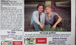 SABAH GAZETESİ-SABAH TV GUIDE DERGİSİ-TV GUIDE-DERGİ-EK-MODERN TV REHBER-27 NİSAN-3 MAYIS-1992-SAYI:8-KAPAK-FOTOĞRAF-RÖPORTAJ-MORGAN FAİRCHİLD-DUSTİN HOFFMAN-ISTHAR-AŞK MEVSİMİ-BONİE VE CLYDE-ARTHUR PENN-WARREN BETATTY-FAYE DUNAWAY-ESRAR PERDESİ-NOSTALJİ-TEK YILDIZ-CLARK GABLE-HOLLYWOOD SKANDALLARI-ELİZABETH TAYLOR-YAZ SICAĞI-KURT RUSSEL-MARİEL HEMİNGWAY-TÜRKAN ŞORAY-CEVRİYEM-AŞK MABUDESİ-HAYALET YAZAR-BANU ALKAN-MAVİ YOLCULUK-HAKAN URAL-GIRGIRİYE-GÜLŞEN BUBİKOĞLU-MÜJDAT GEZEN