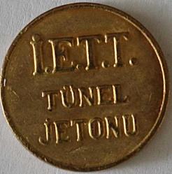 İETT  Tünel Jetonu (Katalog No 0059)  6422