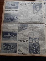 Yeni İstanbul Gazetesi - 12 Mayıs 1955 - Fatin Rüştü Zorlu Cuma Günü Birleşik Amerika'ya Gidiyor - Amerikan Başkanı Eisenhower - Mustafa Nermi - Şimdiki Kira Rejimi Bir Yıl Daha Meriyette Kalacak - Kıbrıs'ta Yeniden Tehlikeli İhtilal Havası Esmeğe Başladı - İki Başlı Çocuğun Bir Başı Kesildi - Belediye Seçimlerinin Tehiri Mecliste Sert Münakaşalara Sebep Oldu - Et ve Balık Kurumu - İstanbul Vali Ve Belediye Reisi Fahrettin Kerim Gökay - Rum Mehmetpaşa Camii - Sait Faik Abasıyanık'ın Hatırası Anıldı - Varşova Konferansında Dünkü İlk Toplantı - Dünyanın En Korkunç Hastalığı Sıtma - Saadet Bekçisi Yazan Zeliha Harun Yazı Dizisi - Kıbrıs Kara Bulutlar Altında Yazan Fikret Adil Yazı Dizisi - Son Yolların Cinsi Cazibe Kraliçesi Mamie Van Doren - Münir Süleyman Çapanoğlu - 19  Mayıs Bayramına Hazırlık -  Genç Piyanist Füruzan Saydam - Tokalon - Ankara'da Lig Maçları - Akdeniz Olimpiyatları -  Gripin - Nevrozin
