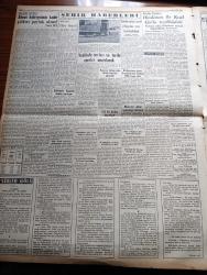Yeni İstanbul Gazetesi - 13 Mayıs 1955 - Varşova'dan Avrupa'ya Yağdırılan Tehditler - Mustafa Nermi - Amerika'nın Vereceği Yeni Kredi - Avusturya Barış Antlaşması Pazara Viyana'da İmzalanıyor - Muhtarların Yüzde 15'i Okuma Yazma Bilmiyor - CHP İl Başkanının Adnan Menderes'in Demokrat Parti Grubundaki Sözlerine Dair Beyanatı - Ethem Menderes - Yedikule Surları ve Tarihi Eserler Onarılacak - Tevfik İnci - Telefon Rehberi Ancak Yılbaşından Sonra Hazırlanabilecek - Kemaleddin Camii - Prenses Margaret Bir İşçi İle Dans Etti - Sovyetlerin Batılılara Silahsızlanma Teklifleri - Saadet Bekçisi Yazan Zeliha Harun Yazı Dizisi - İstanbul Radyosu - Gazoza Veda - Kıbrıs Kara Bulutlar Altında Yazan Fikret Adil Yazı Dizisi -  Tanınmış Yıldızlardan Susan Cabot - Lawrence'in Hayatı Ve Maceralarına Dair Yazan Ferit Kalfaoğlu  Yazı Dizisi - Atatürk Kupasına İştirak Eden Dört Büyük Takım Dün Son Antrenmanlarını Yaptılar - Ordulararası Dünya Boks Şampiyonası - Beynelmilel Rekortmenler