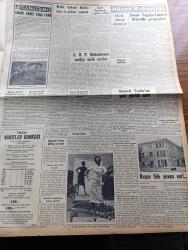 Yeni İstanbul Gazetesi - 15 Mayıs 1955 - Kruçev ve Bulganin Tito İle Görüşecekler - Mustafa Nermi - Demir Perde Askeri Paktı İmzalandı - İngiltere'de Seçim Hazırlıkları - Mütecaviz Bir İmam 7 Aya Mahkum Oldu - Sovyet Rusya İle Müzakere Ve Atlantik Paktı - Kemal Avan - İçme Suyu Fiyatına Zam Yapıldı - Profesör Doktor Burhaneddin Batıman - Hirami Ahmet Paşa Camii - Atatürk Heykeli 19 Mayıs'ta Açılıyor - Cannes Film Festivali - Saadet Bekçisi Yazan Zeliha Harun Yazı Dizisi - İstanbul Radyo Programı - Kıbrıs Kara Bulutlar Altında Yazan Fikret Adil Yazı Dizisi - Baydar Derler Pazar Konuşmaları - Hollywood'un Cazibe Kraliçesi Jane Russel- Moda - Hikaye Dükkana İsim Behice Yücedağ - Fenerbahçe Galatasaray Bugün Karşılaşıyorlar - Beşiktaş Vefa Karşılaşması - Çapamarka - Jawa Motosikletleri -Droja Briyantin