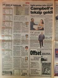 Sabah Gazetesi,19 Mart 1999,Türkiye, Duman, Lens, Erdoğan, Zara, Beşiktaş, Mustafa Denizli, Adamlar, Fenerbahçe, Moldova, Fatih Terim, Aziz Yıldırım, Aziz, Yusuf, Eren, Danimarka, İsviçre, Bero, Tayfun, AKP, Şili, Rusya, Galatasaray, Real Madrid, Şampiyonlar Ligi, Lyon, Ceza, Emre, Hagi, Emrah, Roda
