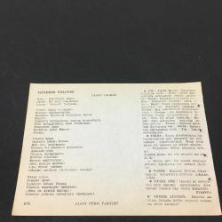 FERİD EDGÜ,CAHİT ÜLKÜ,VAMIK VOLKAN,FAL,FIKRA,KANUNİNİN AVUSTURYA SEFERİNE ÇIKMASI 1526,GÜZEL SÖZ,YEMEK LİSTESİ