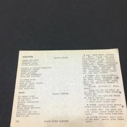 20 ARALIK 1960 -TAKVİM YAPRAĞI-DOĞUM GÜNÜ HEDİYESİ- AJANS TÜRK - ŞİİRLİ VE SAATLİ TAKVİMİ,HİKMET SEVİĞ,YUSUF ÖNDER,YALÇIN KAYMAKÇI,ENGİN GÜREŞ,YILMAZ GÜREŞ,FAL,FIKRA,FRANSIZ DEVLET ADAMLARINDAN SULLY NİN ÖLÜMÜ 1641,GÜZEL SÖZ,YEMEK LİSTESİ