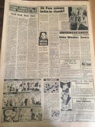 YENİ SABAH GAZETESİ 13 KASIM 1959 YIL:22 SAYI :7434---İnönü Tekrar İktidara Gelirsek Vatandaş Huzura Kavuşacak  Dedi --Beyaz Sarayın Sözcüsü Hagerty  Bugün Geliyor --Vali Foot 'un Affettiği  Üç Türk  Denizcisi  Ankara da --45 Amerikalı  Havacının İzmir Nato Karargahındaki  Vazifelerine  Son Verildi --Sanayi Odasında Meslek  Komiteleri  Seçimi Yarın--Bir petrol  şirketi  tanker  inşa etti --İlk Feza Yolcusu Kadın Mı Olacak ?--Karagümrük ,Fenerbahçe'yi  2-0 mağlup  etti --B.Eken Daha Farklı Kazanabilirdik  dedi ---Yetkiner  ,Bölge  Müdürü Hakkında Tahkikat Açtı --