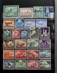 Almanya Hitler 3. Reich Dönemi Farklı Temalarda Pul Lotu. Çeşitli Tarihlerde: 16 Adet Damgasız ve 9 Adet Damgalı.