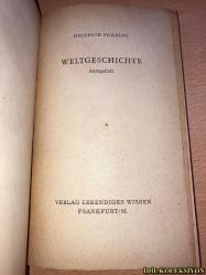 WELTGESCHİCHTE KURZGEFABT - HEİNRİCH POZNİAK - VERLAG LEBENDİGES WİSSEN - ALMANCA KİTAP (KISACA DÜNYA TARİHİ)