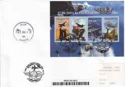 NADİR TÜRK HAVA KUVVETLERİN 100. YILI PORTFÖY FDC-P  DANTELSİZ BLOK  İLKGÜN  2011