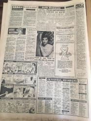 YENİ SABAH GAZETESİ 6 KASIM 1959 YIL :22 SAYI :7427--D.P de Hizipçiliği önleme  gayretleri --I.Rüştü Aksal 'ın Ege Seyahati  Dün Başladı --Bir Amerika Yarbay  25 Erimizi Yaraladı--Bu sene kış İstanbul da geçen  yıla nazaran  daha sert  ve uzun  geçecek --Liberasyona gidebilmek  için  imkanlar aranıyor --Dostluk Paktı İhya Ediliyor --İ.Ulugun İstifa Sebebi :Mali Kriz ---Maç  bileti  fiyatlarına nihayet zam yapıldı --Lokomotiv ve Galatasaray  Rakiplerini  Yendiler --Futbol Federasyonu  19 Kasım da Toplanacak --