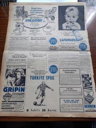 Yeni İstanbul Gazetesi - 10 Mayıs 1955 - Başvekil Adnan Menderes Dün Yugoslavdan Döndü - Batı Almanya Dün Resmen NATO'ya İltihak Etti - Kıbrıs İçin Yeni Yunan Müracaatı -  Seçimler Meselesi Demokrat Grubunda Bugün Yine Müzakere Edilecek - Şam Suikastı Fransızların Marifeti İmiş - Profesör Doktor Yavuz Abadan - Atatürk İçin 19 Mayıs'ta Saygı Duruşu - Hala At Eti Yiyoruz - Tarhan Toker - Bergamada Folklor Bayramı Yapılacak - Saadet Bekçisi Yazan Zeliha Harun Yazı Dizisi - Ankara Radyosu Programı - Kıbrıs Kara Bulutlar Altında Yazan Fikret Adil Yazı Dizisi - Cannes Film Festivali - İtalya'daki Tiyatro Buhranını Giderme Teşebbüsleri - Japonya'nın En İyi Film Yıldızı Hideko Takamine - Büyük Şair Schiller - Fenerbahçe Adalet Maçı Şampiyon Takımı Tayin Edecek - Gündüz Kılıç Galatasaray'dan Ayrılıyor Mu - Tarihi Kırkpınar Güreşleri Başlıyor - Çapamarka - Gripin