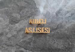 KULELİ ASKERİ LİSESİ ROZETİ - MADALYA ( NADİR MODEL ) C301