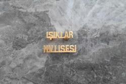 IŞIKLAR HAVA LİSESİ ASKERİ ROZET - MADALYA ( NADİR MODEL ) C302