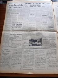 Yeni İstanbul Gazetesi - 24 Eylül 1952 - Trieste İhtilafına Bir Hal Çaresi Bulunamıyor Mu - Celal Bayar'ın Doğu Ve Atina Seyahatleri - Ankara'da Mühim Askerî Temaslar - Lübnan'ın Yeni Cumhurbaşkanı Camille Chamoun - Esir Şehrin İnsanları Yazan Nureddin Demir (Kemal Tahir)  Yazı Dizisi - Yalova Köylerine Memba Suyu Temini - Orta Anadolu Ve Toroslar - Bedii Faik - Çu En Lay Moskova'dan Dönüyor - Avrupa Güzellik Kraliçesi Günseli Başar Ve Türk Yemekleri - Finlandiya'nın İlk Cumhurbaşkanı Kaarle Juho Stahlberg Öldü - Charlie Chaplin'e Tezahürat - Dün Bol Balık Çıktı -  Kiraz İlk Defa Giresun'dan Bütün Dünyaya Yayılmıştı - Sadi Karsan - İzmit Kağıt Fabrikasının Kapasitesi - Minerva Dikiş Makinesi - Decca Long Playing - Zündapp Motosikletleri - Halda  Daktilo - Şehir Tiyatrolarının Temsilleri - Kral Faruk'un Gözdesi Rakkase Samirazad Taha'nın Basın Toplantısı - Kavga Ettikleri Erkekleri Döven Kadınlar