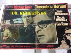 Cehennem dönüşü, ORİJİNAL İTALYANCA BEZ SİNEMA, Film AFİŞİ, (FUNERALE A BERLINO - Funeral in Berlin) 1966, BEZ FİLM AFİŞİ / POSTERİ - BÜYÜK BOY - ORİJİNAL - 67 X 47 cm EBADINDA - Original Turkish Big Size Movie Poster - Guy Hamilton,  Len Deighton, Evan Jones, Michael Caine, Paul Hubschmid, Oscar Homolka, Eva Renzi, Guy Doleman, Hugh Burden, Heinz Schubert, Wolfgang Völz, Thomas Holtzmann, Günter Meisner, Herbert Fux