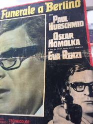 Cehennem dönüşü, ORİJİNAL İTALYANCA BEZ SİNEMA, Film AFİŞİ, (FUNERALE A BERLINO - Funeral in Berlin) 1966, BEZ FİLM AFİŞİ / POSTERİ - BÜYÜK BOY - ORİJİNAL - 67 X 47 cm EBADINDA - Original Turkish Big Size Movie Poster - Guy Hamilton,  Len Deighton, Evan Jones, Michael Caine, Paul Hubschmid, Oscar Homolka, Eva Renzi, Guy Doleman, Hugh Burden, Heinz Schubert, Wolfgang Völz, Thomas Holtzmann, Günter Meisner, Herbert Fux